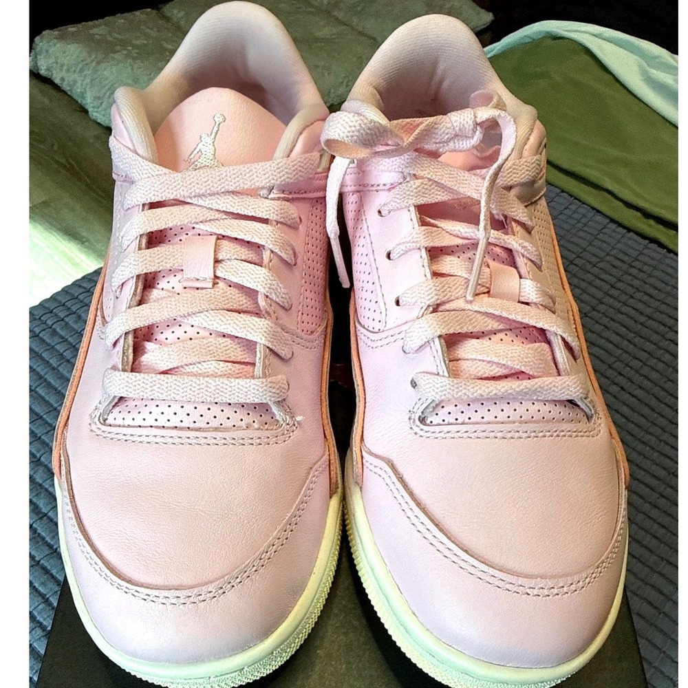 Jordan Flight Court GS Pink Foam Sail Muslin Kids Sneakers HF3333-600 Size 7 NIB